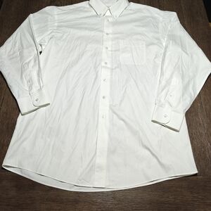 Roundtree & Yorke Gold Label 16 1/2-35 Non Iron  100% Cotton Oatmeal OffWhite